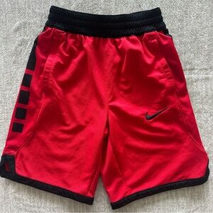 Nike Kids Red and Black Sports Shorts